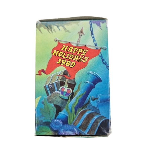 Vintage McDonald's Disney‎ Little Mermaid Flounder Plush Christmas Ornament - Picture 8 of 9